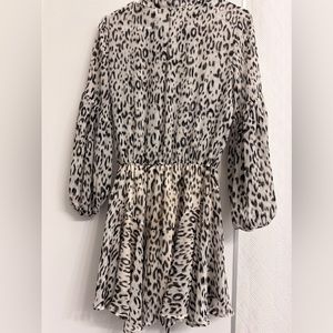 the impeccable pig.  animal print dress size s